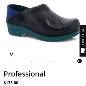 COPY - Black transluscent dansko clogs